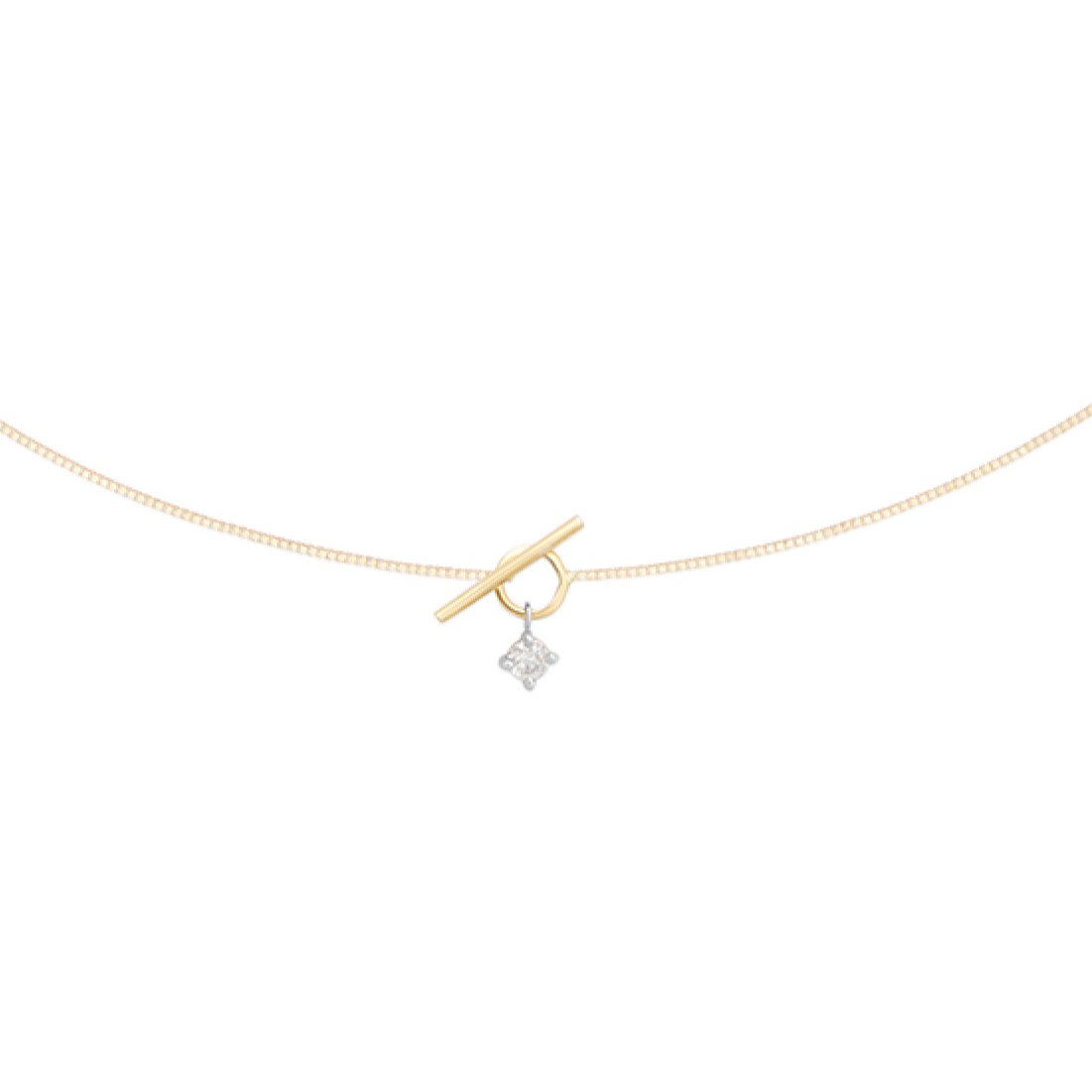 Caterina B – Collier – Or jaune & diamant – vue 2