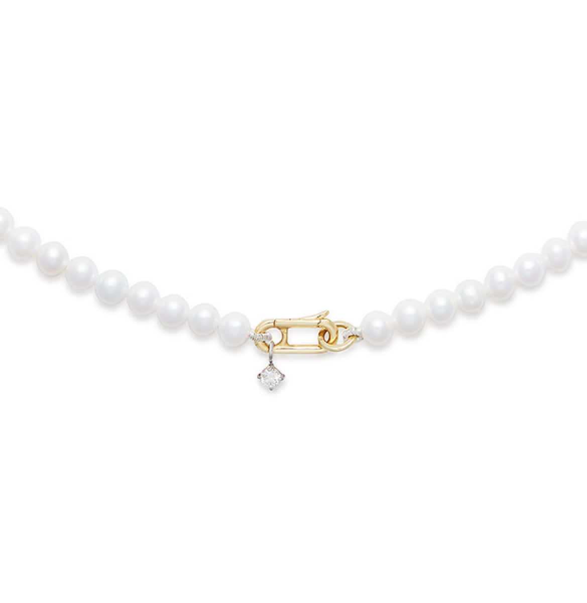 Caterina B – Collier – Or jaune & perles – vue 2