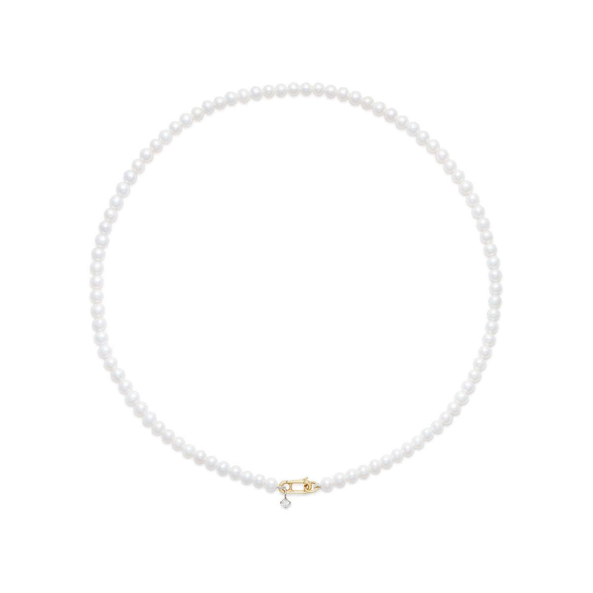 Caterina B – Collier – Or jaune & perles