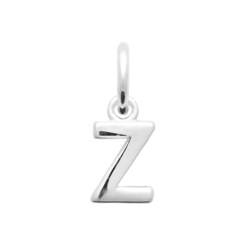 Pendentif – Lettre A-Z – Argent – vue 27
