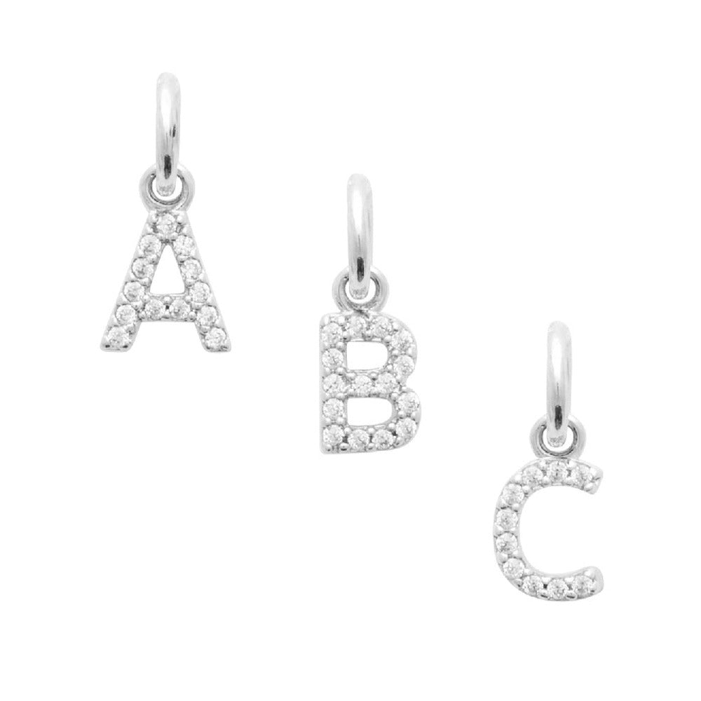 Pendentif – Lettre A-Z – Argent
