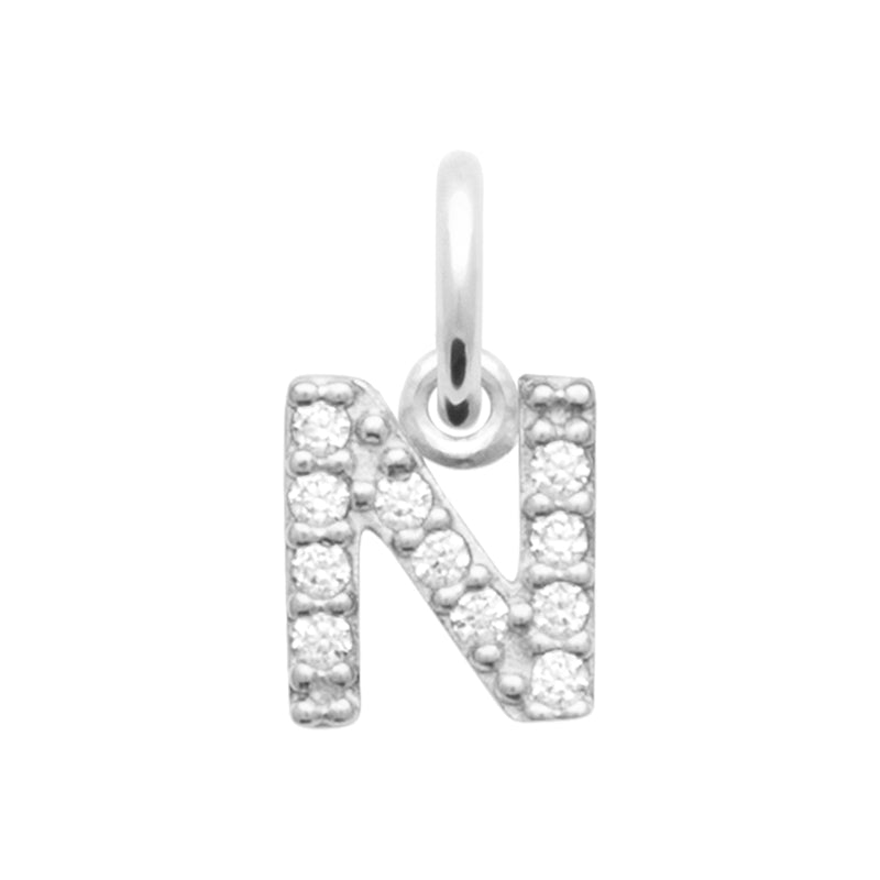 Pendentif – Lettre A-Z – Argent – vue 15