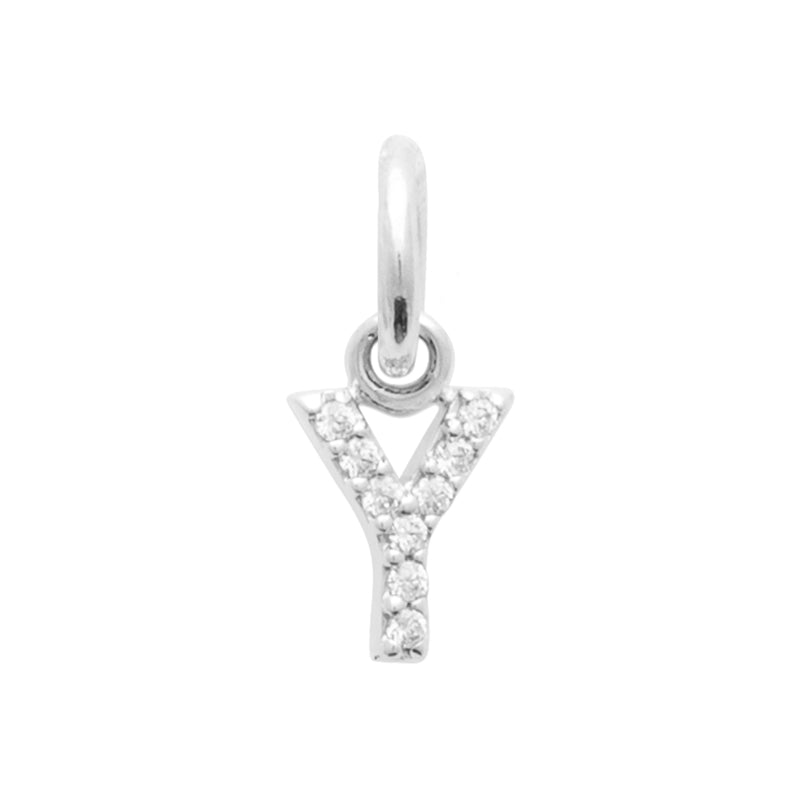 Pendentif – Lettre A-Z – Argent – vue 26