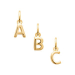 Pendentif – Lettre A-Z – Plaqué or