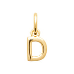 Pendentif – Lettre A-Z – Plaqué or – vue 5