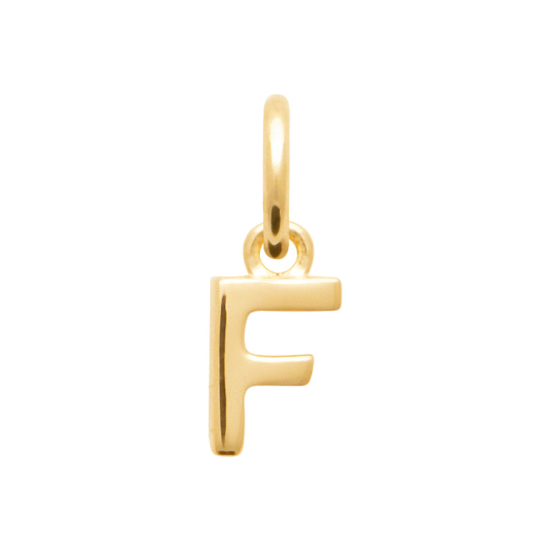 Pendentif – Lettre A-Z – Plaqué or – vue 7