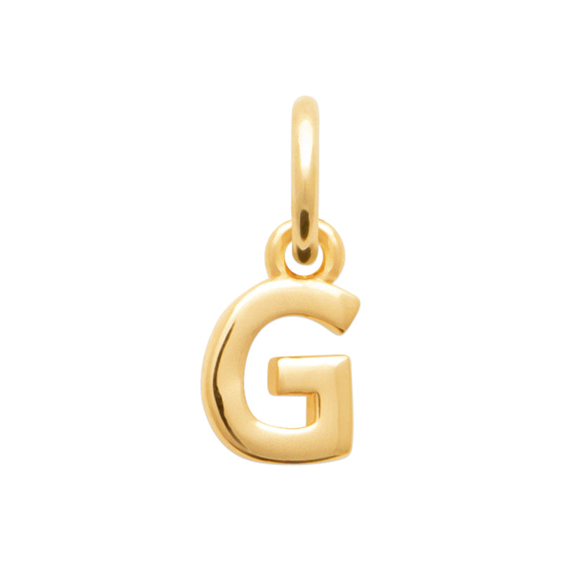 Pendentif – Lettre A-Z – Plaqué or – vue 8