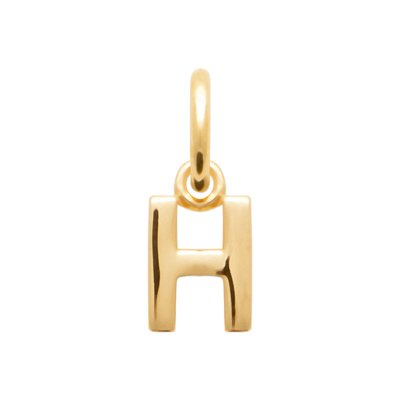 Pendentif – Lettre A-Z – Plaqué or – vue 9