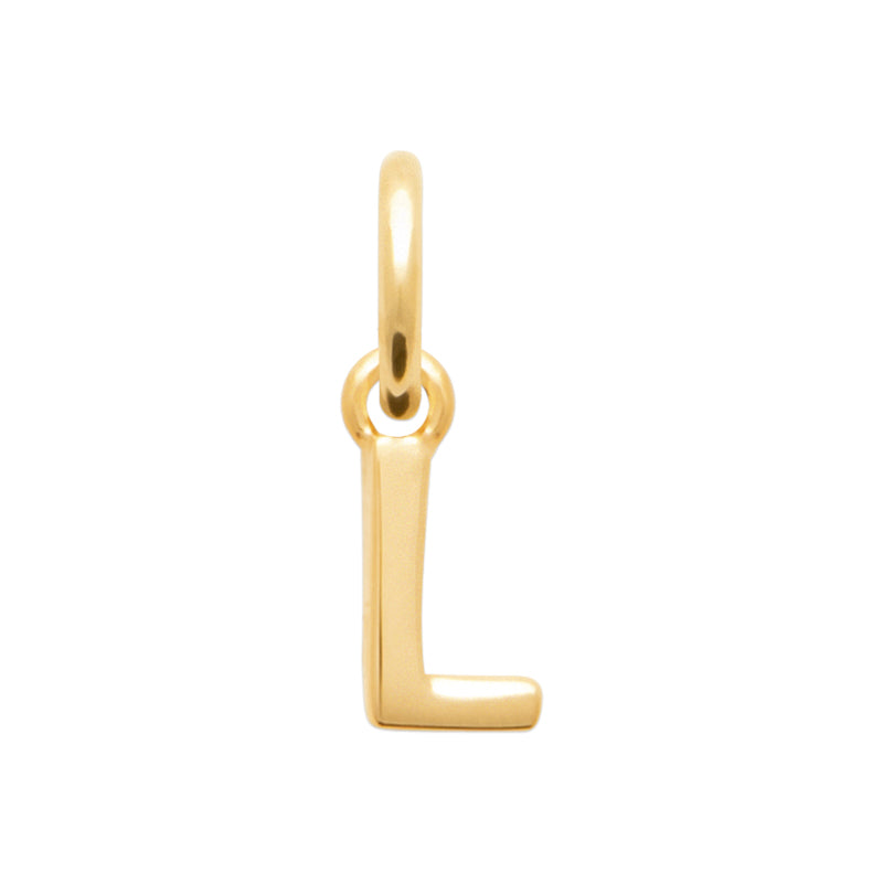Pendentif – Lettre A-Z – Plaqué or – vue 13