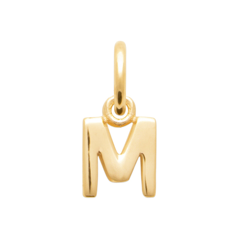 Pendentif – Lettre A-Z – Plaqué or – vue 14