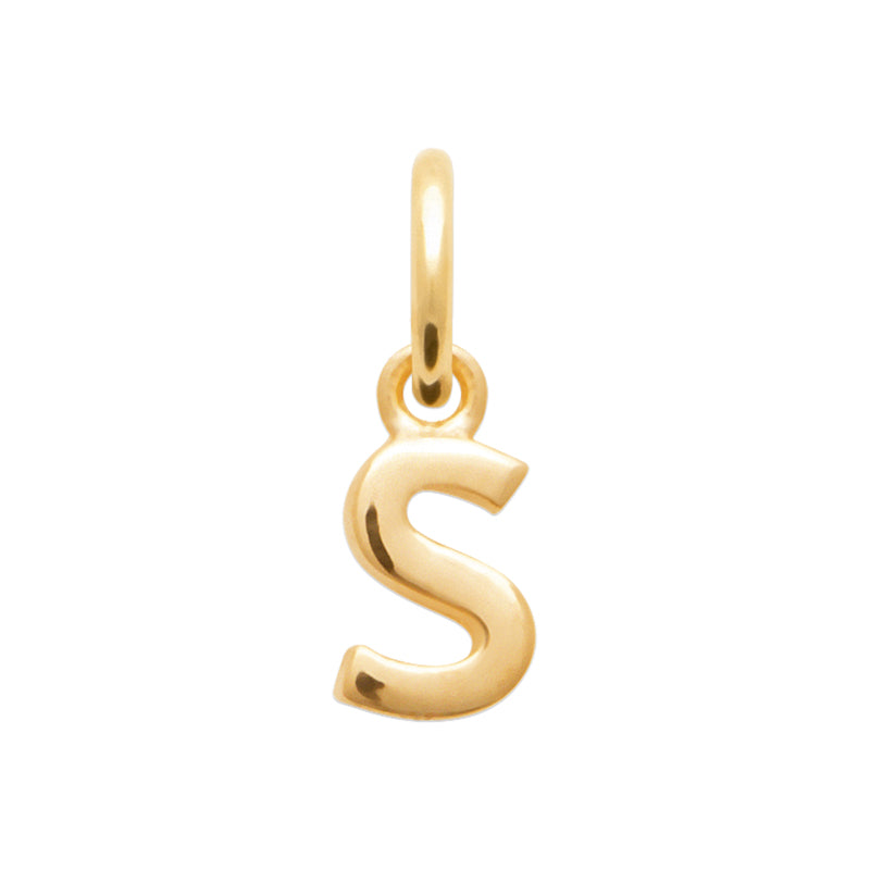 Pendentif – Lettre A-Z – Plaqué or – vue 20