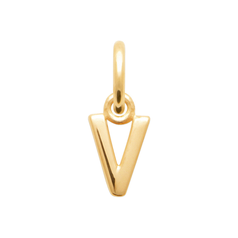 Pendentif – Lettre A-Z – Plaqué or – vue 23