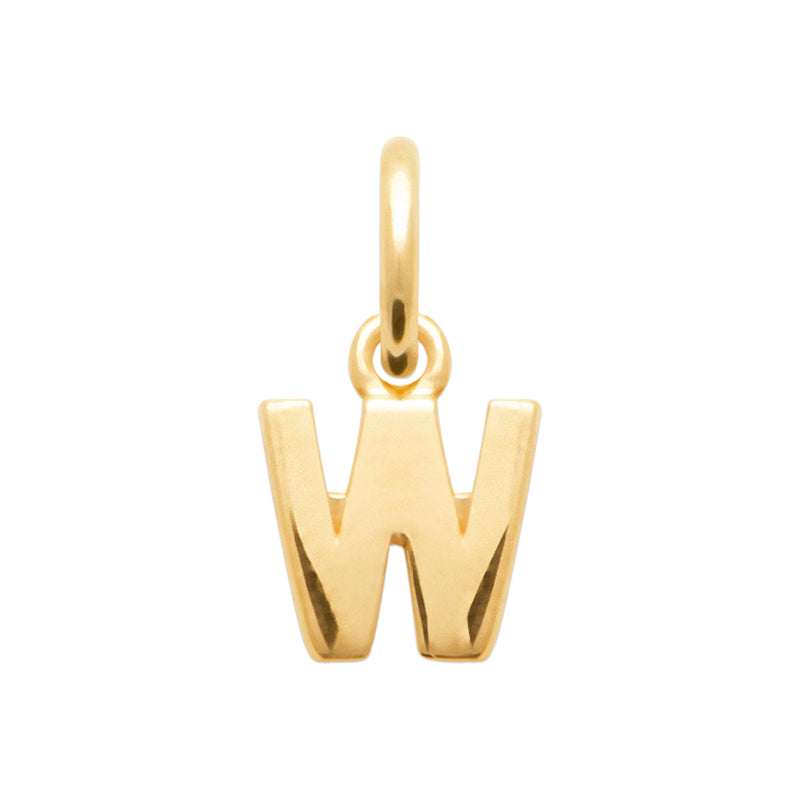 Pendentif – Lettre A-Z – Plaqué or – vue 24