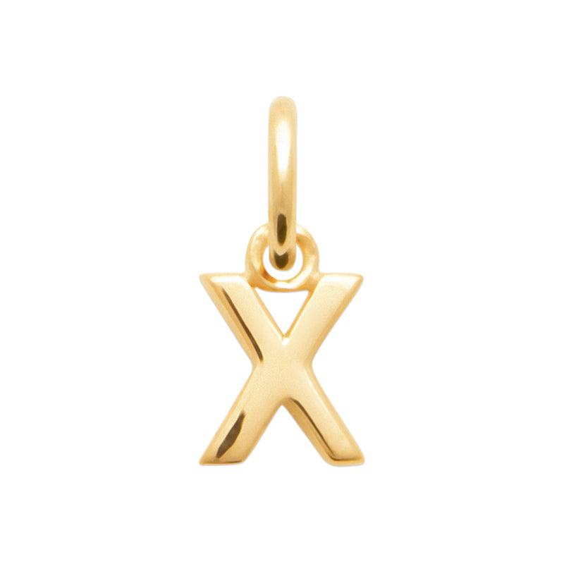 Pendentif – Lettre A-Z – Plaqué or – vue 25
