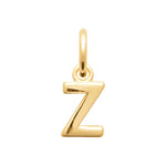 Pendentif – Lettre A-Z – Plaqué or – vue 27