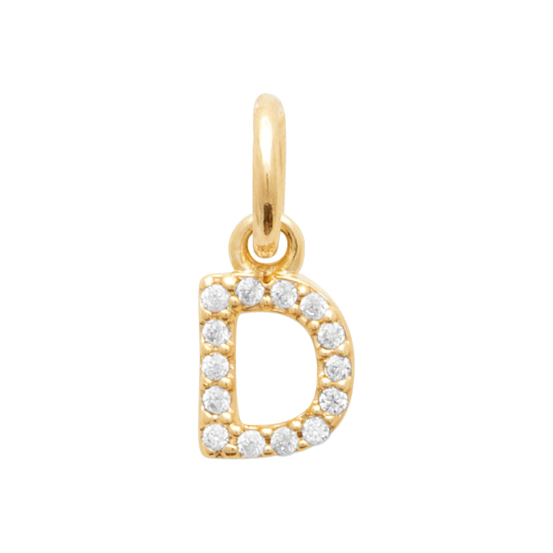 Pendentif – Lettre A-Z – Plaqué or – vue 5