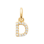 Pendentif – Lettre A-Z – Plaqué or – vue 5