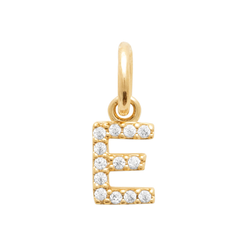 Pendentif – Lettre A-Z – Plaqué or – vue 6