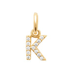 Pendentif – Lettre A-Z – Plaqué or – vue 12