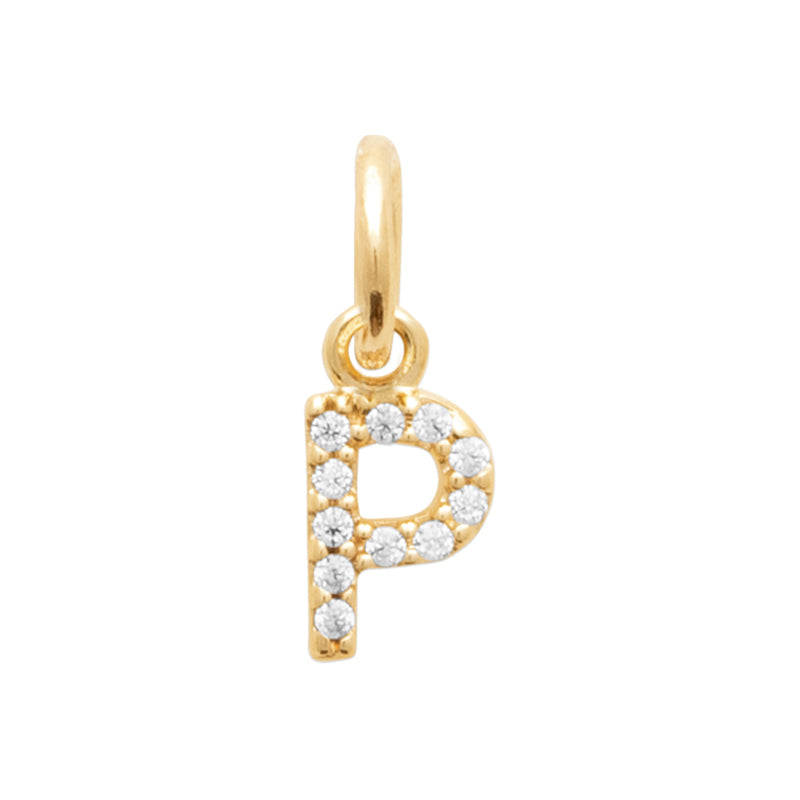 Pendentif – Lettre A-Z – Plaqué or – vue 17