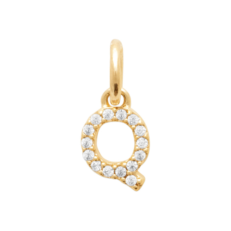 Pendentif – Lettre A-Z – Plaqué or – vue 18