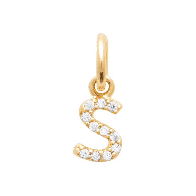 Pendentif – Lettre A-Z – Plaqué or – vue 20