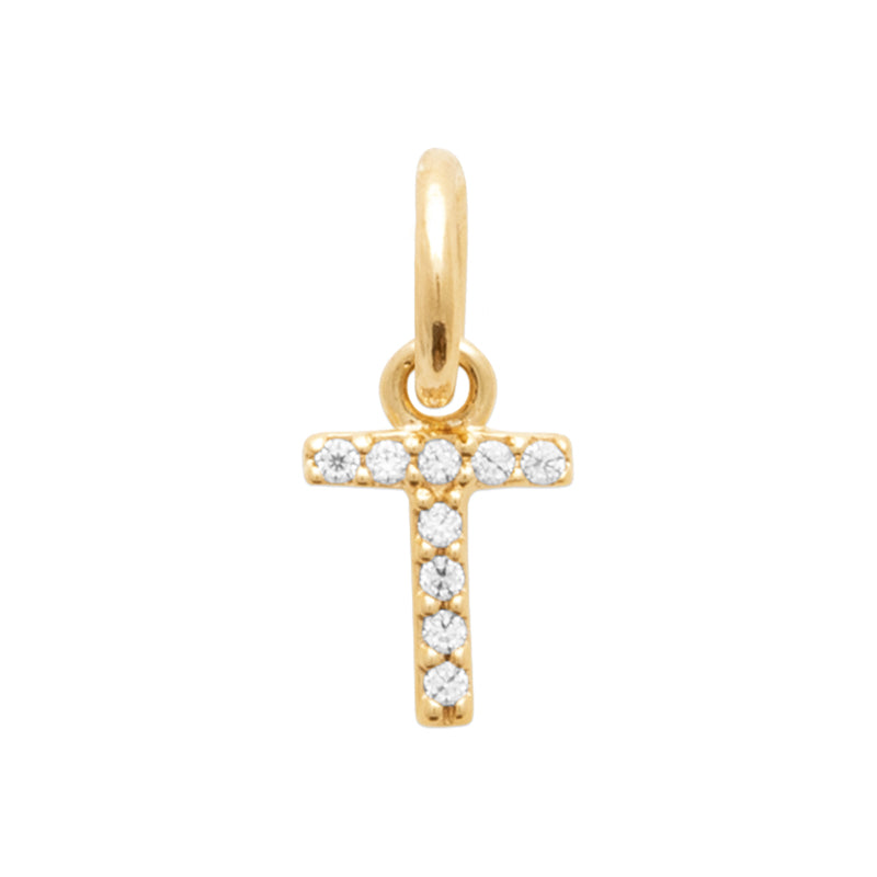 Pendentif – Lettre A-Z – Plaqué or – vue 21