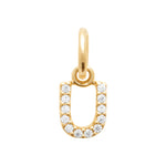 Pendentif – Lettre A-Z – Plaqué or – vue 22