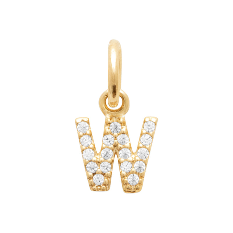 Pendentif – Lettre A-Z – Plaqué or – vue 24