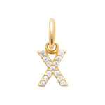 Pendentif – Lettre A-Z – Plaqué or – vue 25