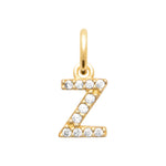 Pendentif – Lettre A-Z – Plaqué or – vue 27