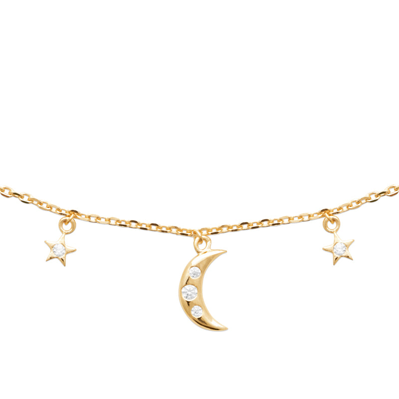 Collier – Plaqué or – vue 2