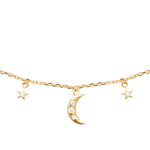 Collier – Plaqué or – vue 2