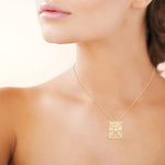 Collier – Plaqué or – vue 2
