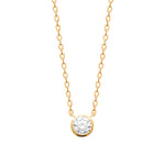 Collier – Plaqué or – vue 2