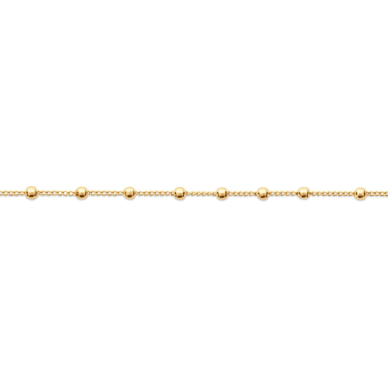 Collier – Plaqué or – vue 2