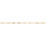 Collier – Plaqué or – vue 2