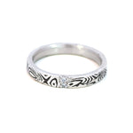 Création – Bague – Alliance – Platine & diamants – vue 2