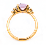 Création – Bague – Or Jaune – Morganite – Diamants – vue 3