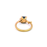 Création – Bague – Or Jaune – Tourmaline – Diamants – vue 6