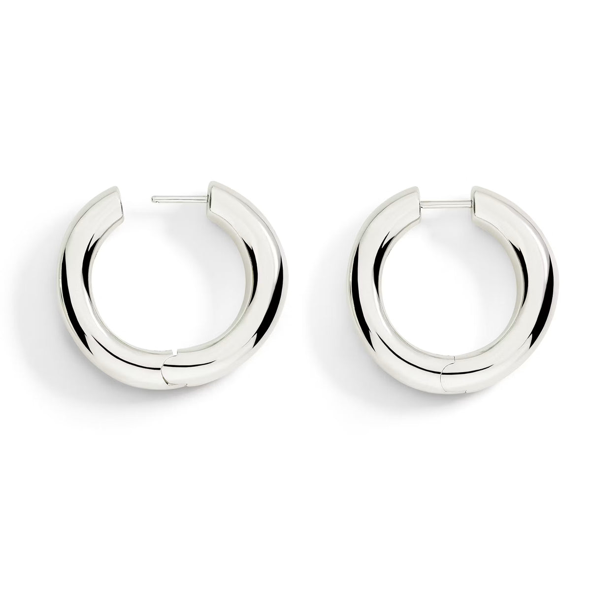 Dodo – Boucles d'oreilles – Créoles argent – vue 2
