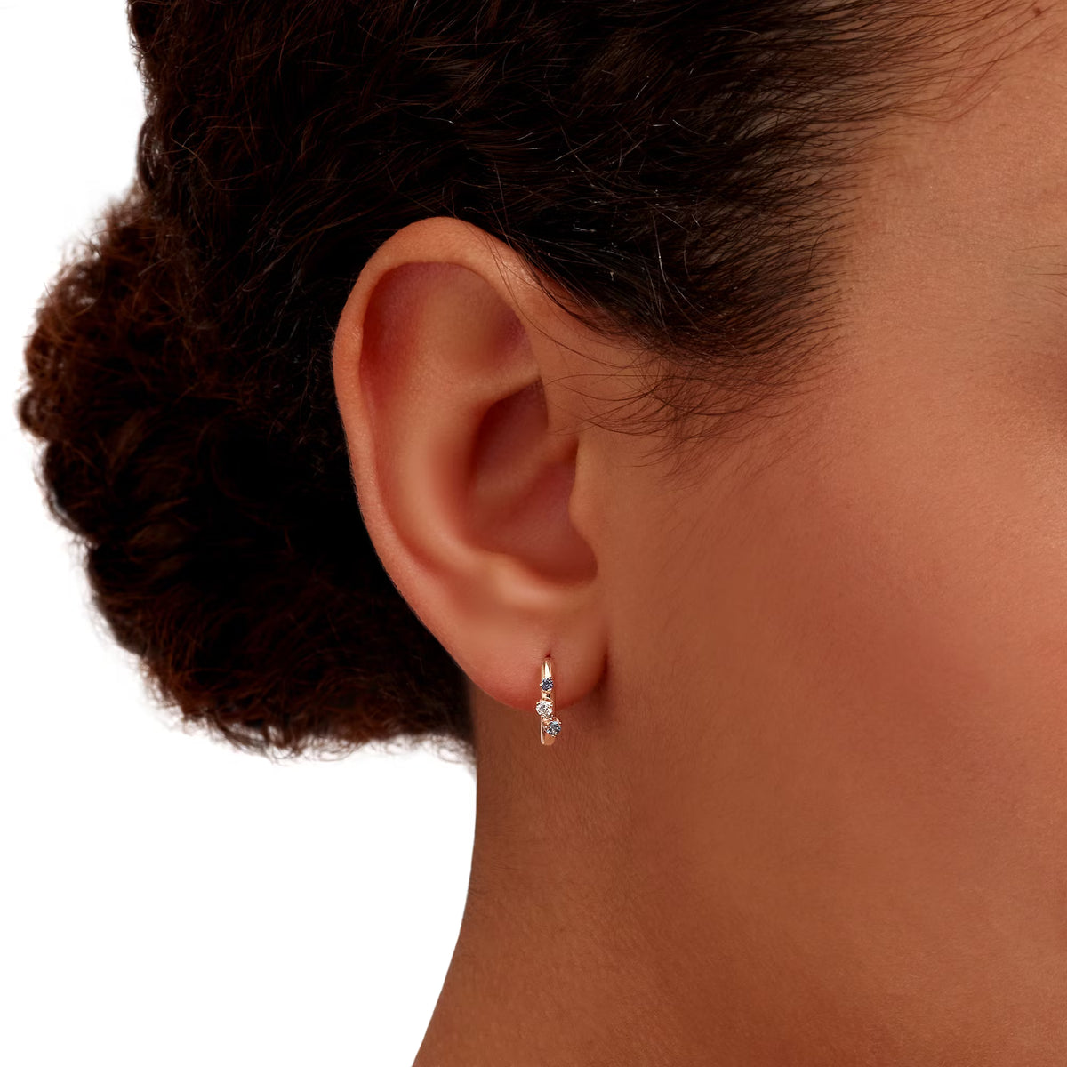 Dodo – Boucles d'oreilles – Universe – Saphirs & diamants – vue 3