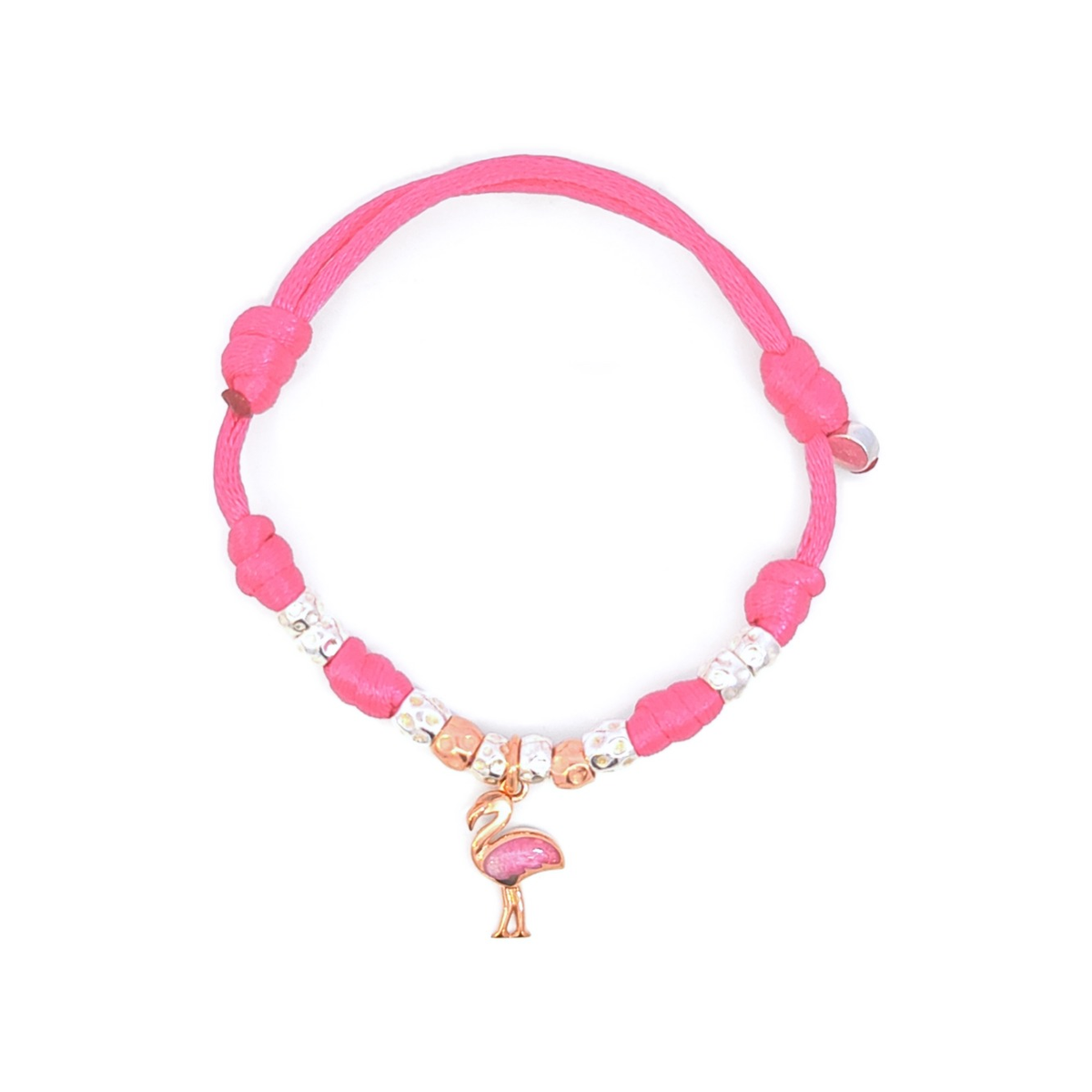 Dodo – Bracelet Cordon Flamant Rose