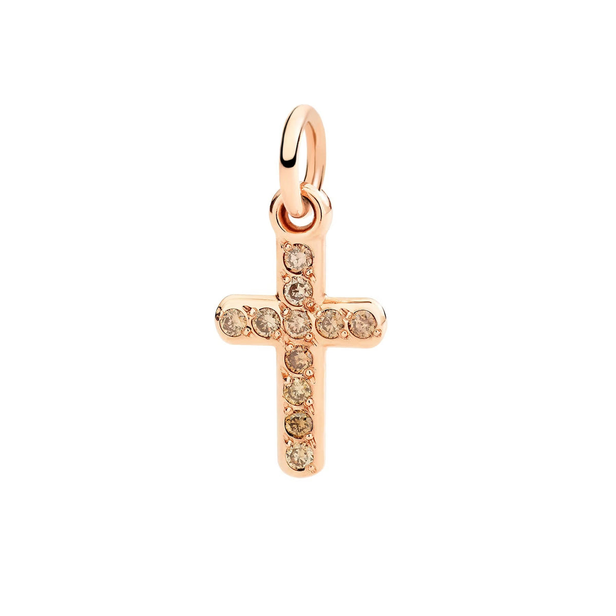 Dodo – Croix – Diamants cognac