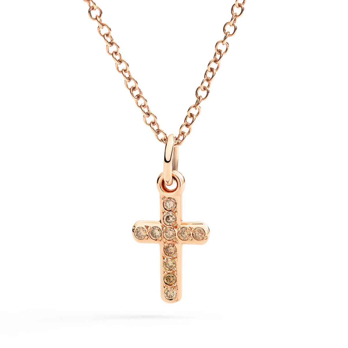 Dodo – Croix – Diamants cognac – vue 2