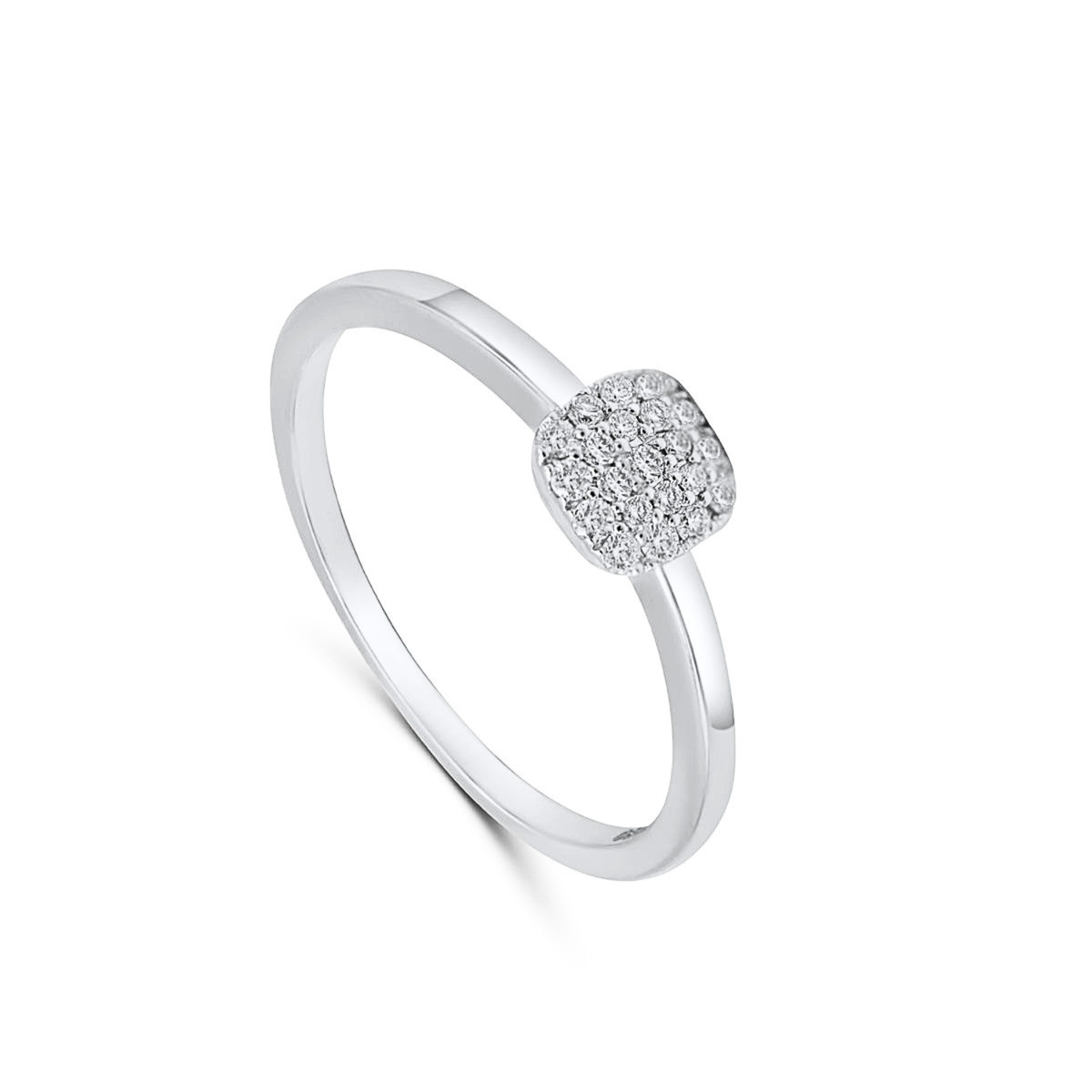 Femme Adorée – Bague – Or blanc & diamants