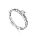 Femme Adorée – Bague – Or Blanc & Diamants