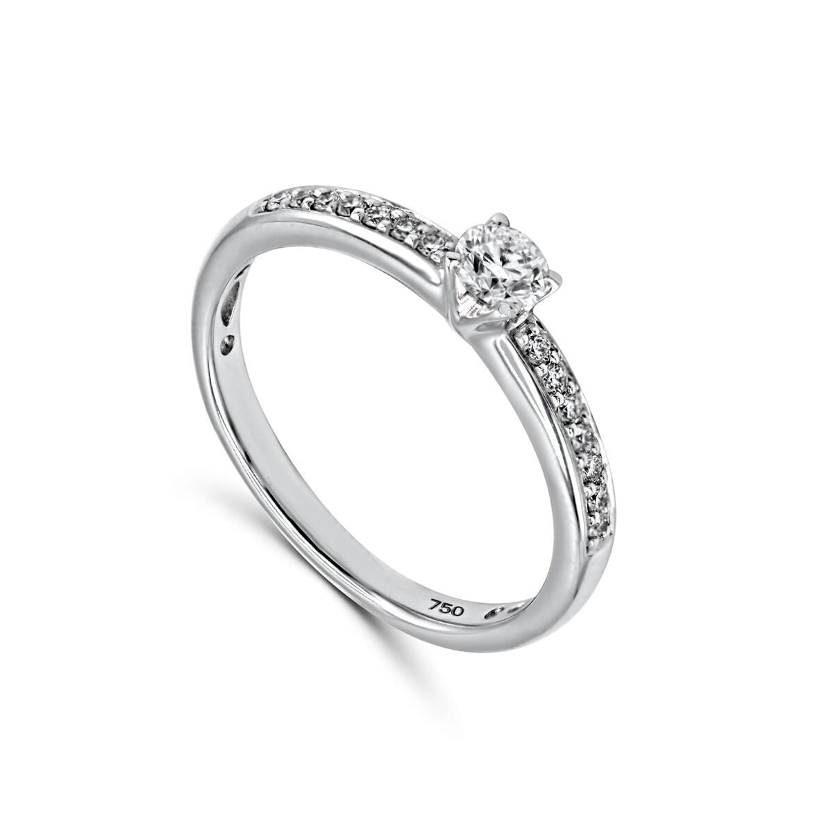 Femme Adorée – Bague – Or Blanc & Diamants