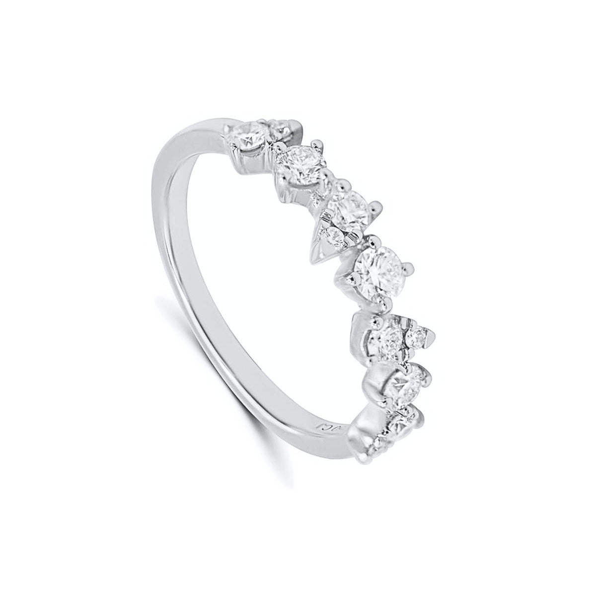 Femme Adorée – Bague – Or Blanc & Diamants
