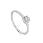 Femme Adorée – Bague – Or Blanc & Diamants